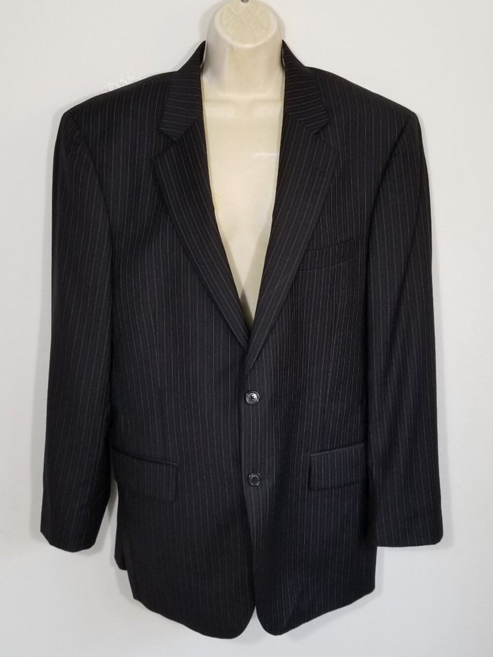 JOS. A. BANK Suit Jacket Pinstripe Wool 7067E1M